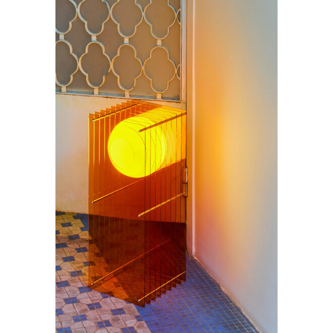 Tafel- vloerlamp LOP Oranje 60cm