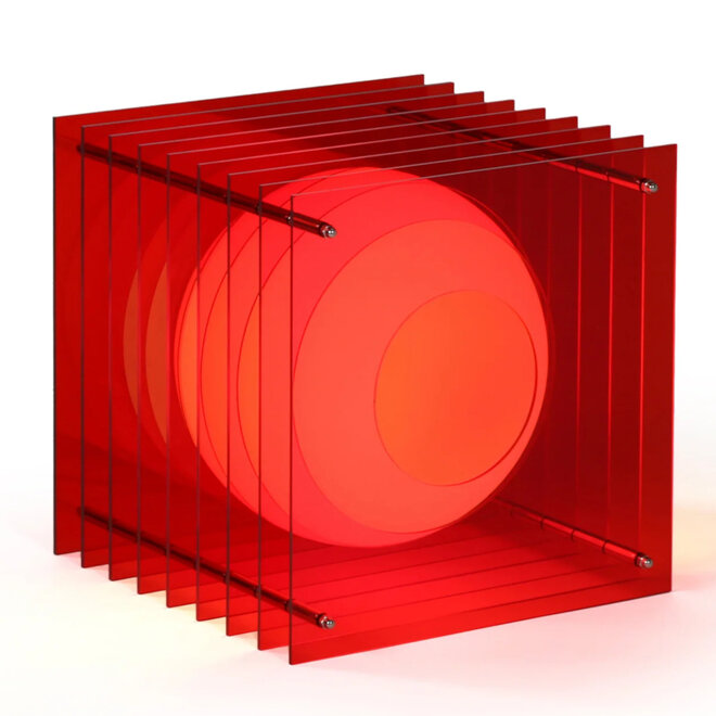 Tafel- vloerlamp LOP Red 24cm