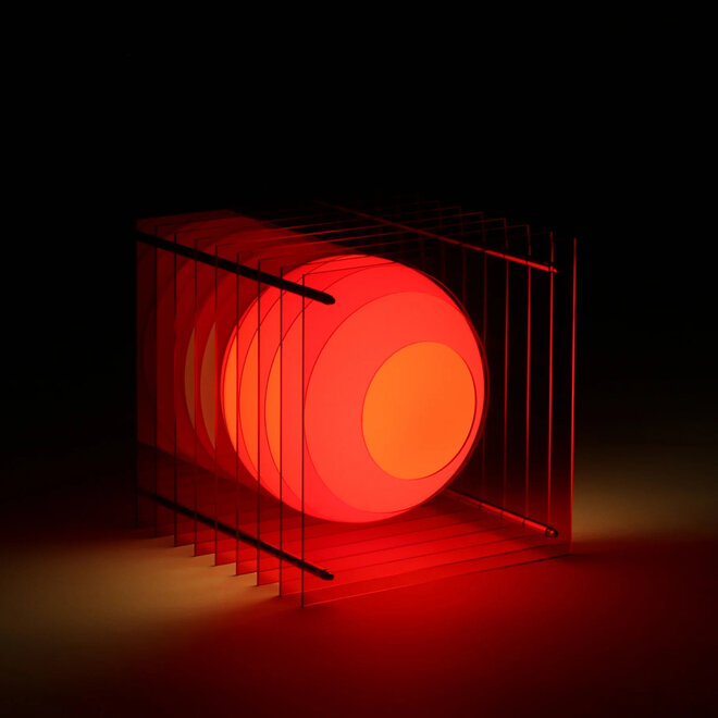 Tafel- vloerlamp LOP Red 24cm