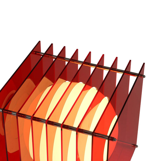 Tafel- vloerlamp LOP Red 24cm