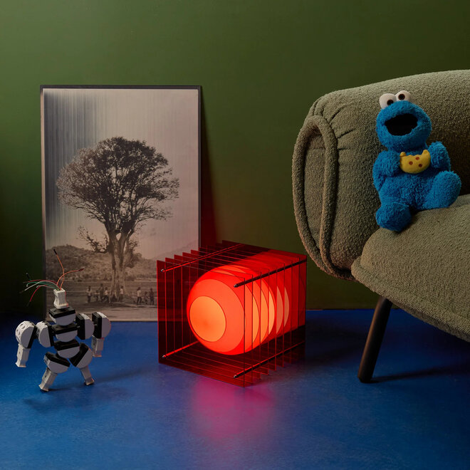 Tafel- vloerlamp LOP Red 24cm