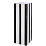 Zuil Stripes zwart wit H61cm