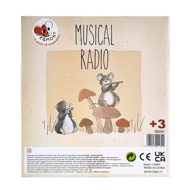 Muziekdoos metalen Radio, Muzikanten