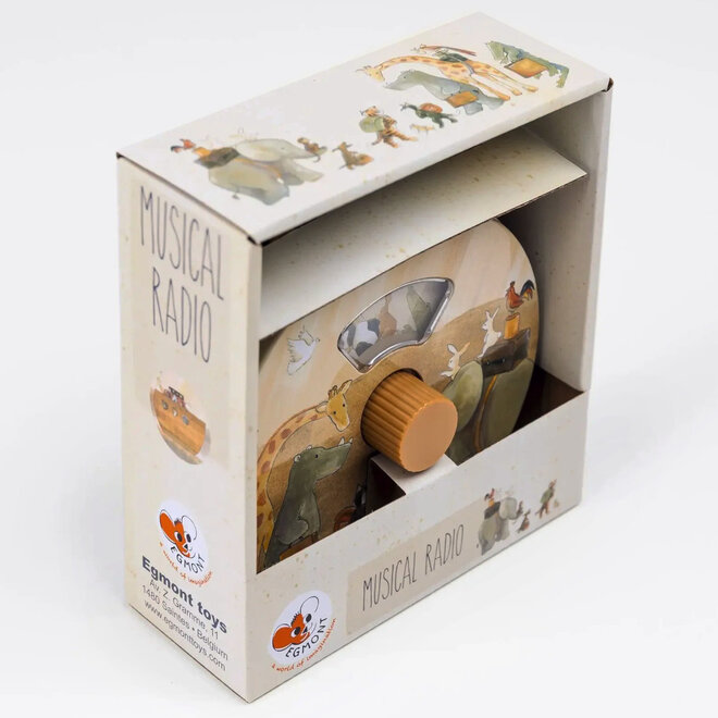 Muziekdoos metalen Radio, Ark van Noah