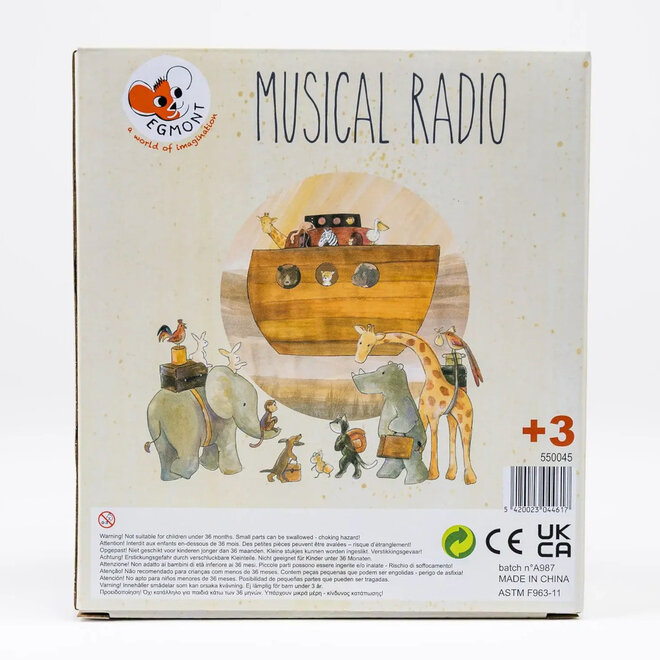 Muziekdoos metalen Radio, Ark van Noah