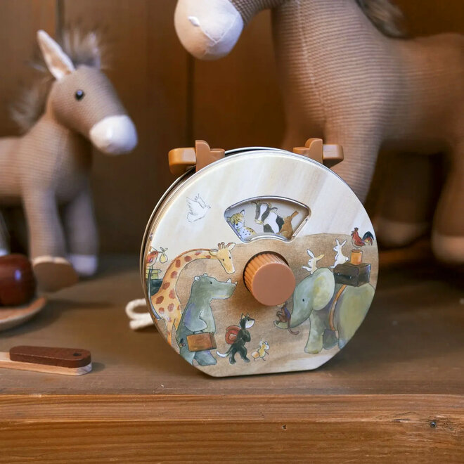 Muziekdoos metalen Radio, Ark van Noah