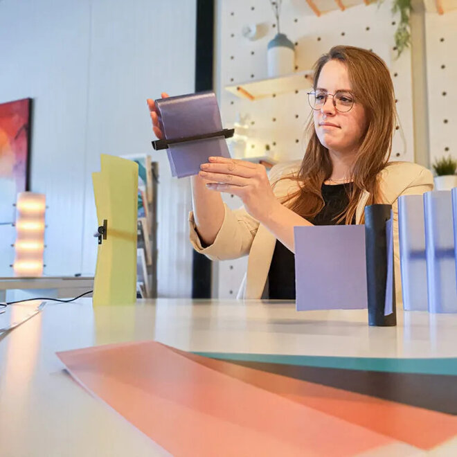 Tafel- wandlamp CCL Leaf Dark Green H53cm