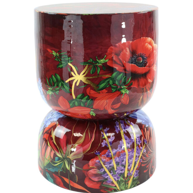 Bijzettafel  Eden Bloom Klaproos H43cm