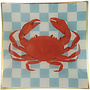 Glazen Schaaltje Krab 19x19cm