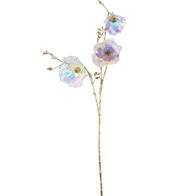 Kunstbloem Flora Iriserend H92cm