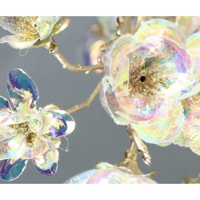 Kunstbloem Flora Iriserend H92cm