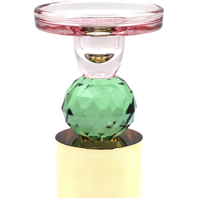 Glazen Kandelaar Baccarat H15cm