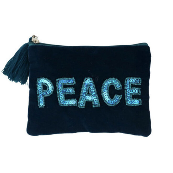 Fashion Opberg Rits Tasje / Etui Peace
