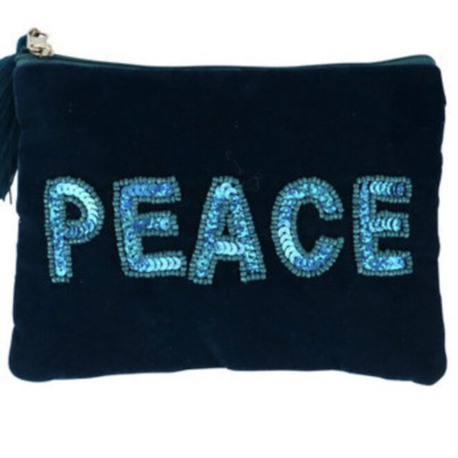 Fashion Opberg Rits Tasje / Etui Peace