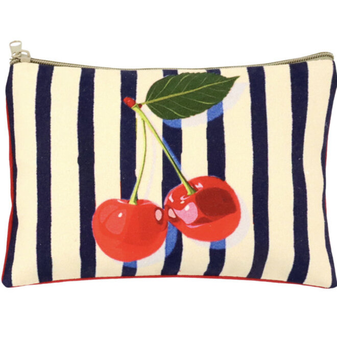 Fashion Opberg Rits Tasje / Etui Cherry ''B''