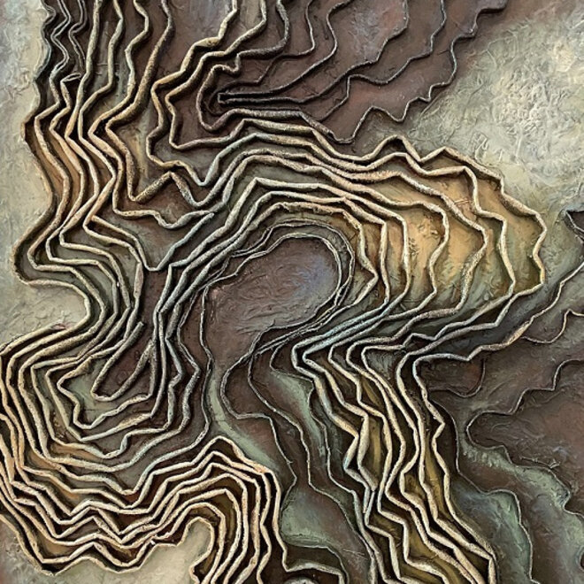 Wanddecoratie 3D Reliëf 105x86