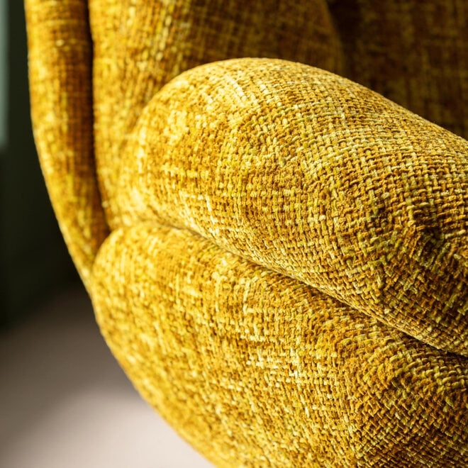 Draaifauteuil Cosy - Gemêleerd Geel