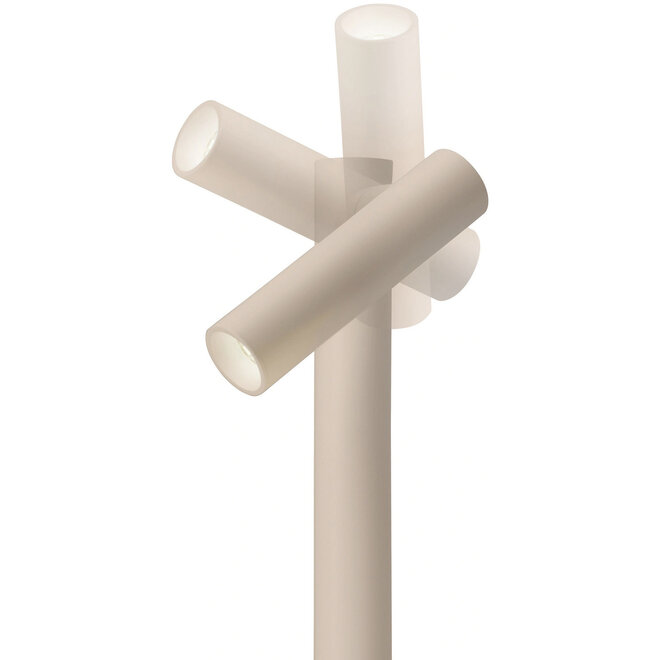 Sompex Oplaadbare Leeslamp Tubo, zand 2-lichts