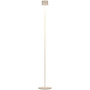 Sompex Oplaadbare Vloerlamp Monza, zand H120 cm