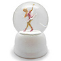 Sneeuwbol Gevleugelde Ballerina op Witte Basis + LED