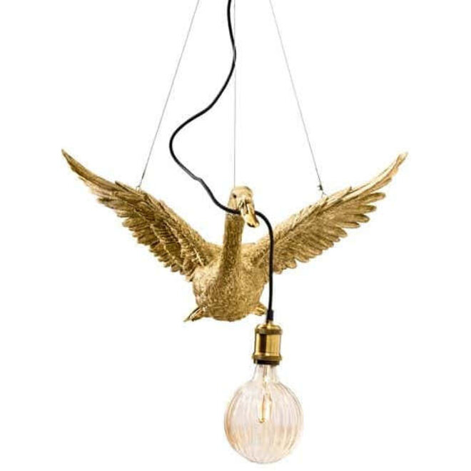 Hanglamp Flying Ducky, goud