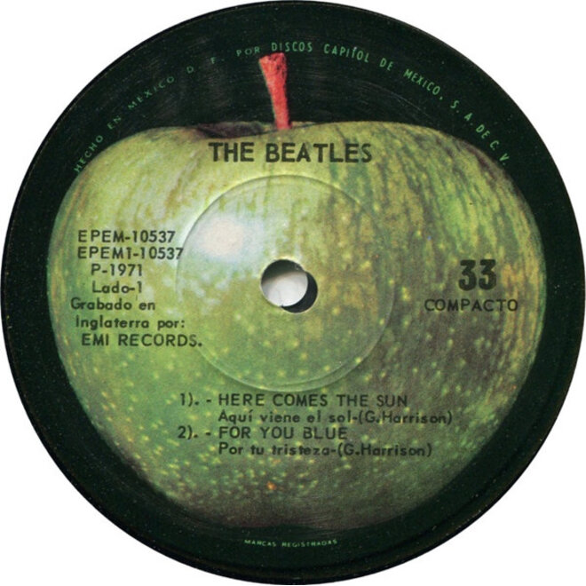 Muziekdoosje met melodie: Here Comes the Sun (The Beatles)