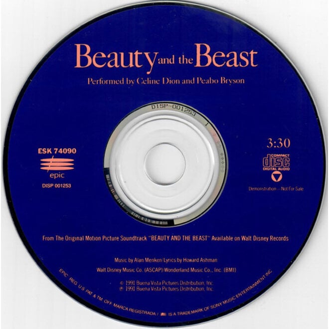 Muziekdoosje met melodie: Belle en het Beest (Beauty and the Beast)