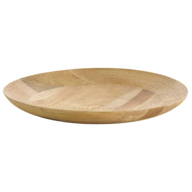 Houten ronde schaal "Simnas Mango" natural Ø50cm