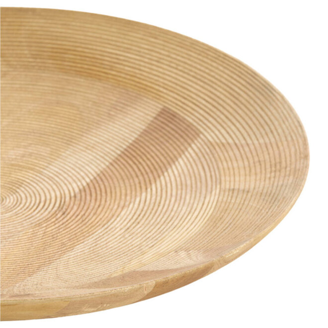 Houten ronde schaal "Simnas Mango" natural Ø50cm