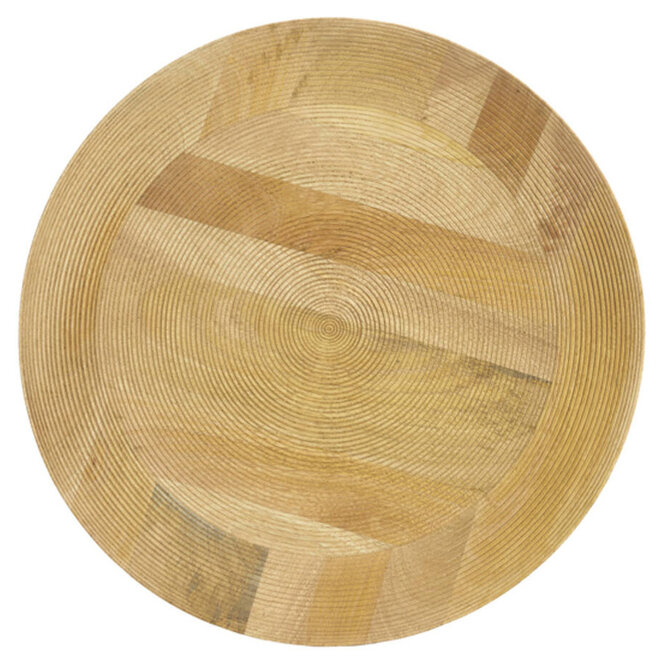 Houten ronde schaal "Simnas Mango" natural Ø50cm