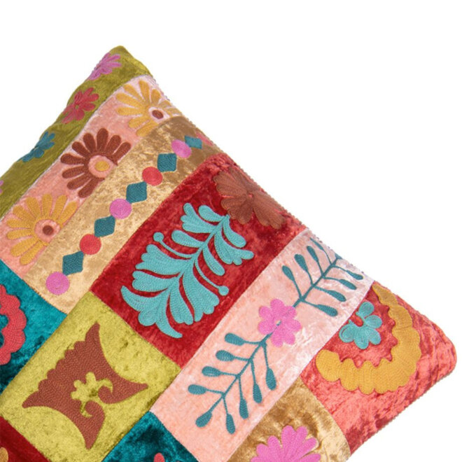 Sierkussen Denize Patchwork 50x50cm