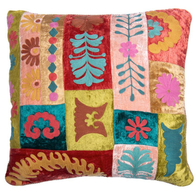 Sierkussen Denize Patchwork 50x50cm