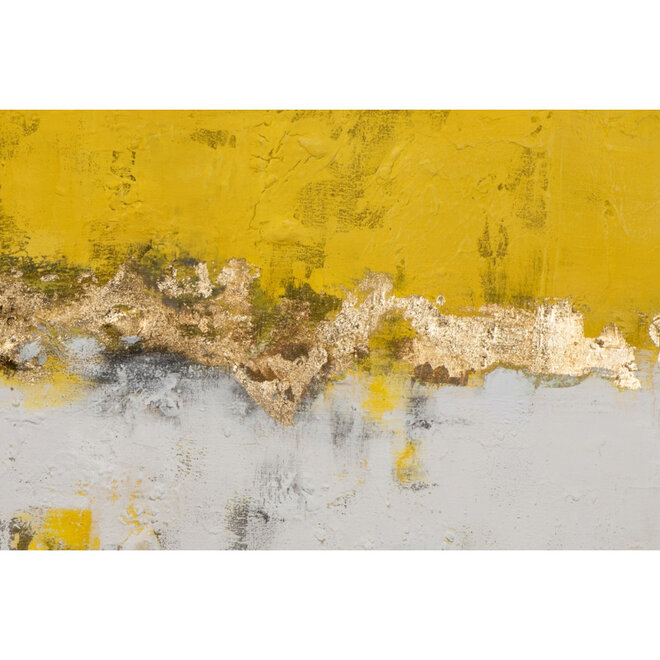 Canvas schilderij Interpretation of Yellow 90x120