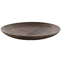 Houten ronde schaal "Simnas Mango" bruin Ø50cm