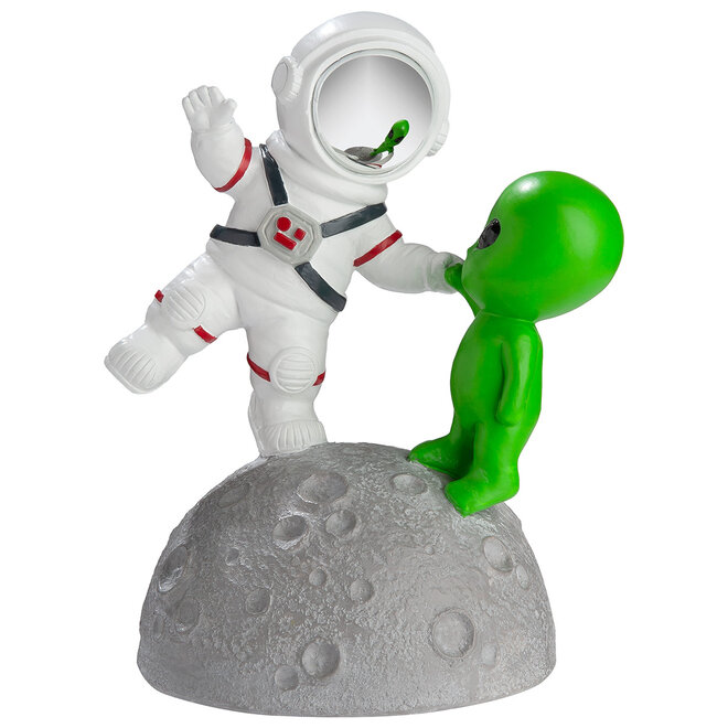 Deco Beeldje 'Astronaut met Alien'