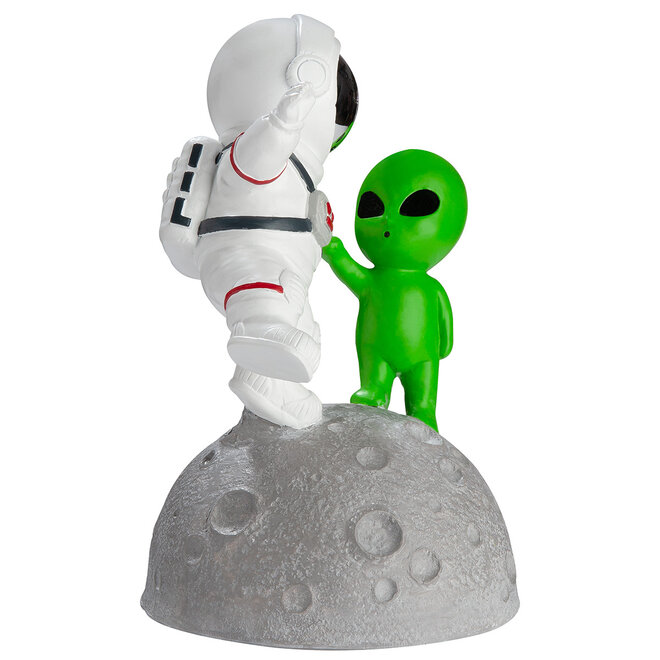 Deco Beeldje 'Astronaut met Alien'