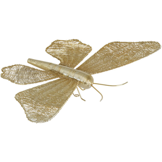 Wandornament Butterfly, goud 49x30cm