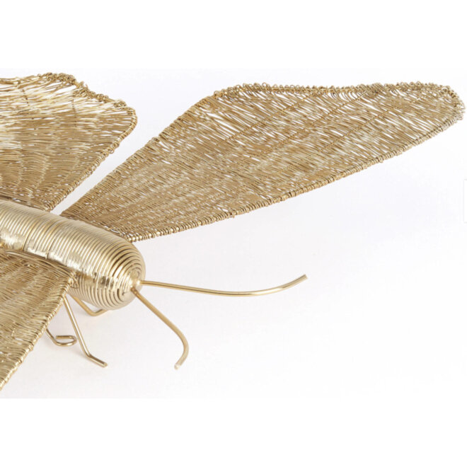 Wandornament Butterfly, goud 49x30cm