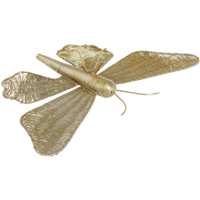 Wandornament Butterfly, goud 49x30cm