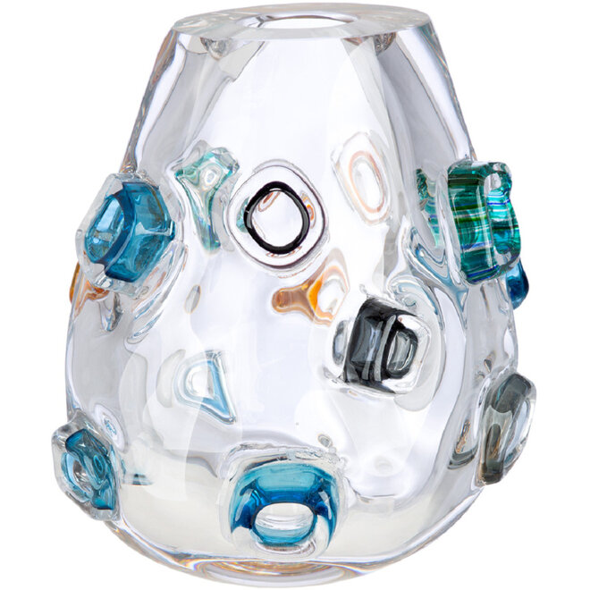 Glazen Vaas Maledivia H22cm
