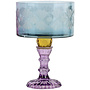 Kelkglas Vaas Floraison roze, geel, groen H21cm