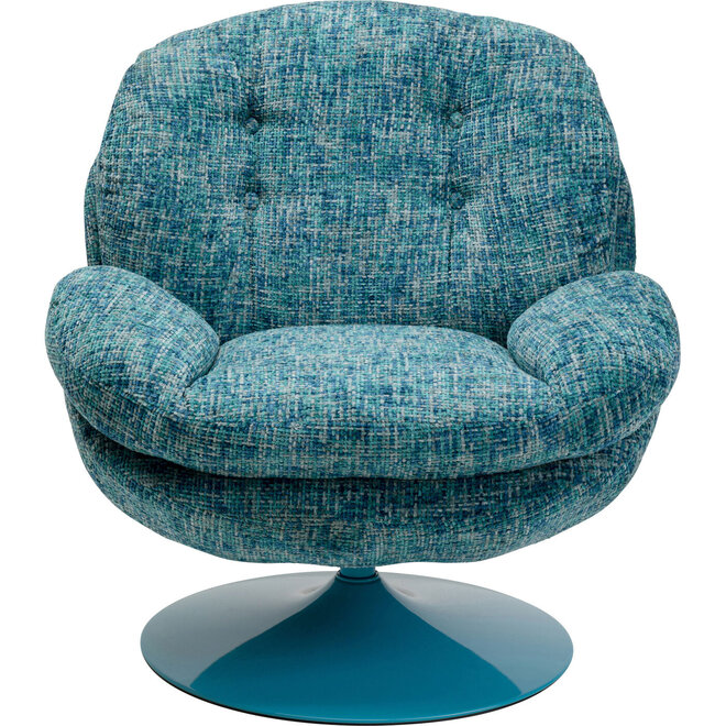 Draaifauteuil Cosy - Gemêleerd Blauw