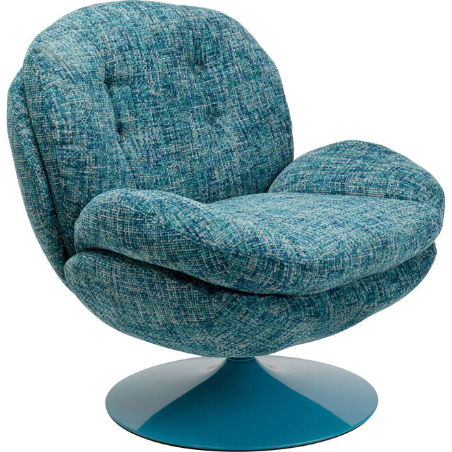 Draaifauteuil Cosy - Gemêleerd Blauw