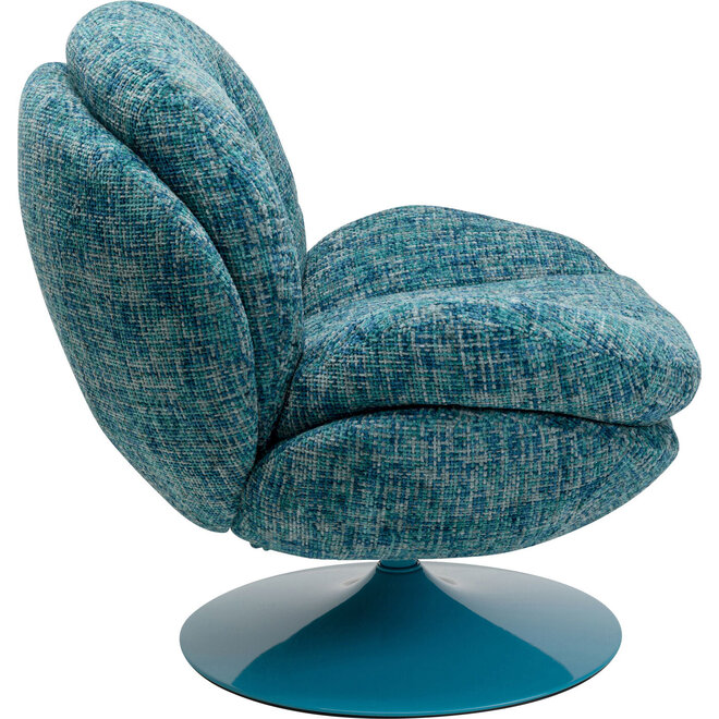 Draaifauteuil Cosy - Gemêleerd Blauw