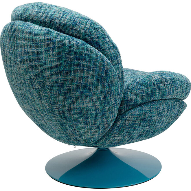 Draaifauteuil Cosy - Gemêleerd Blauw