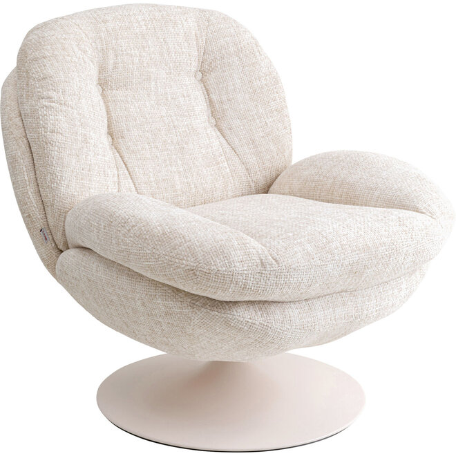 Draaifauteuil Cosy - Gemêleerd Licht Beige