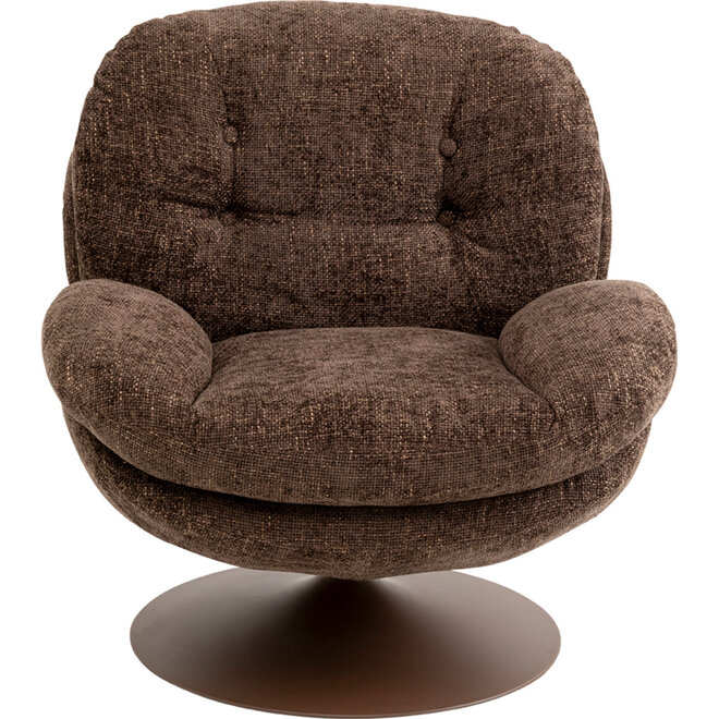 Draaifauteuil Cosy - Gemêleerd Bruin