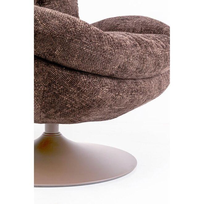 Draaifauteuil Cosy - Gemêleerd Bruin