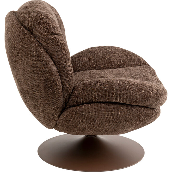 Draaifauteuil Cosy - Gemêleerd Bruin
