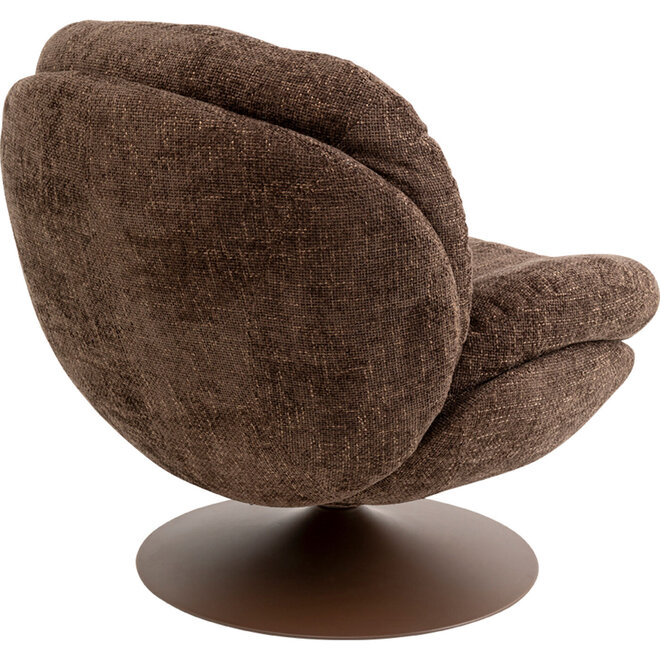 Draaifauteuil Cosy - Gemêleerd Bruin